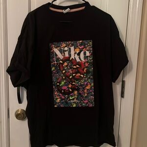 Black oversize graphic Tshirt. XXL